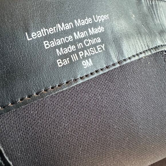 Bar III Paisley Black Knee High Boots Block Heel Size 9M - Picture 6 of 9